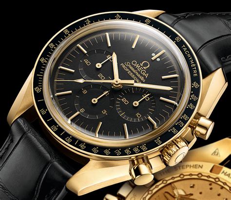 speedmaster gold chronograph.